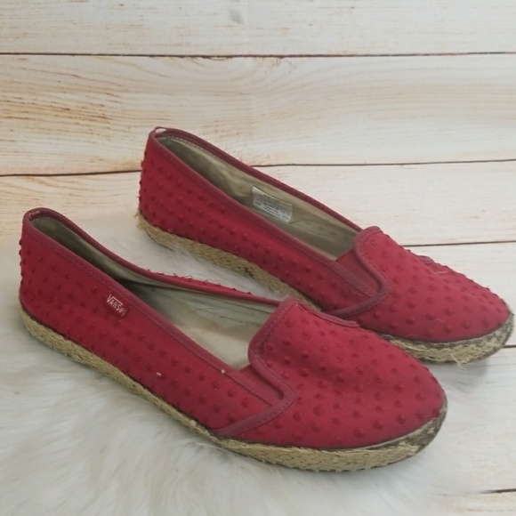 Vans KVD JUTE slip on flat shoes loafers sz 10 - Picture 1 of 8